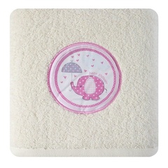 Ręcznik dla dzieci baby 19 eurofirany kremowy/róż
