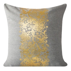 Poszewka dekoracyjna saba eurofirany popielaty