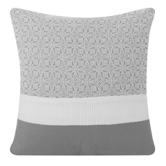 Poszewka dekoracyjna selene eurofirany biały/srebrny