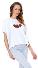 18119 bluzka damska pinel - biały