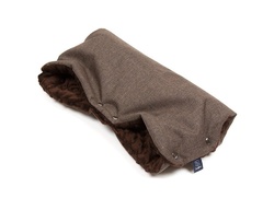 Mufka do wózka zimowa trójkąty jade cocobird zielony 