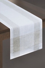 Obrus silver eurofirany kremowy/beżowy