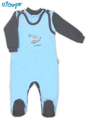 14705 k komplet kaftanik+śpioch planeta nicol