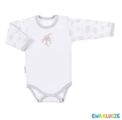 Body niemowlęce dla dziewczynki family  ewa klucze druk różowe