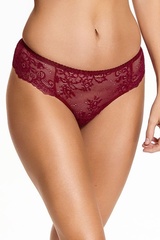 Figi damskie  leila 0091/0092 kostar  bordo