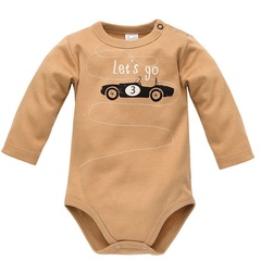 Body z długim rękawem old cars pinokio - szary