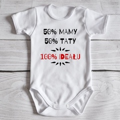 Body krótki rękaw 100 ideału moocha białe
