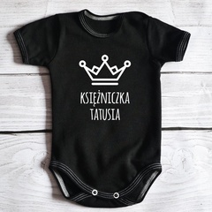 Body krótki rękaw księżniczka tatusia moocha białe