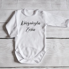 Body długi rękaw księżniczka zosia moocha białe