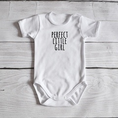 Body krótki rękaw perfect little girl moocha białe