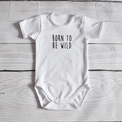 Body krótki rękaw born to be wild moocha czarne