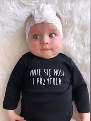 Body długi rękaw mnie się nosi i przytula moocha czarne
