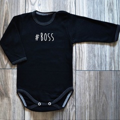 Body długi rękaw #boss moocha białe