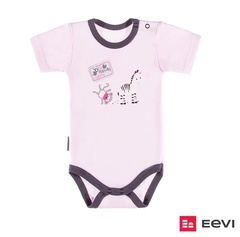 Body krótki rękaw dla dziewczynki sawanna ewa klucze szare