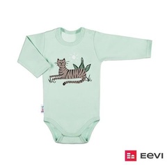 Body długi rękaw tiger ewa klucze - zielone