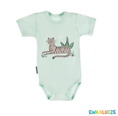Body krótki rękaw tiger ewa klucze zielone