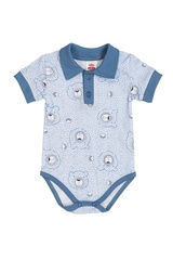 Body polo z krótkim rękawem teddy smile makoma  