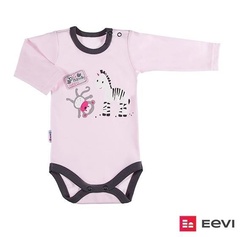 Body długi rękaw dla dziewczynki sawanna ewa klucze szare