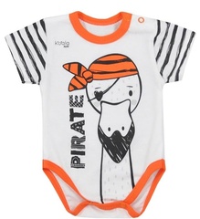 Body niemowlęce krótki rękaw pirate koala- zielone
