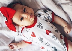 55121966  body z krótkim rękawem love oscar kids