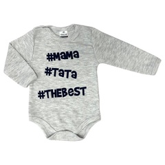 55121983 body z długim rękawem #mama #tata #thebest oscar kids