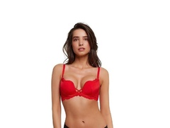 36121 delis  biustonosz push-up henderson czerwony
