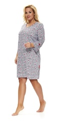 9776 koszula nocna plus size doctor nap - white