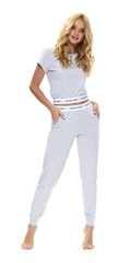9736 piżama damska doctor nap - grey melange
