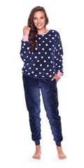 9803 piżama damska doctor nap - deep blue