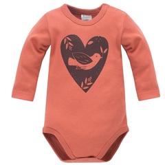 Body z długim rękawem little bird pinokio - czerwony