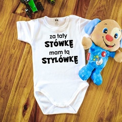 Body krótki rękaw za taty stówkę mam tą stylówkę moocha białe