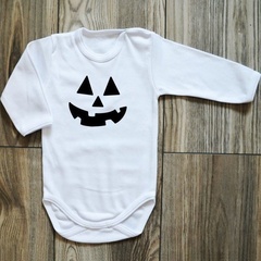 Body długi rękaw na halloween pumpkin moocha czarne