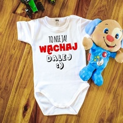 Body krótki rękaw to nie ja wąchaj dalej moocha czarne