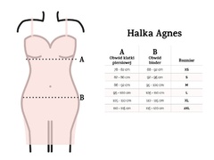 Agnes halka satynowa koszulka damska dkaren - biały