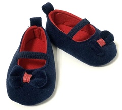 Ob-096 balerinki świąteczne oscar kids - granat 