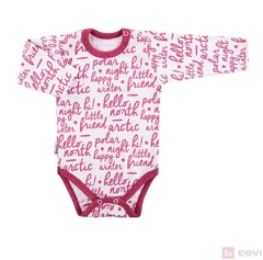Body niemowlęce snow ewa klucze- druk bordo