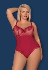 Rosalyne  teddy body obsessive czerwony