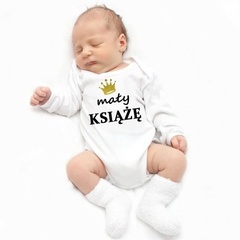 Body długi rękaw mały książe moocha czarne