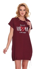 9900 koszula nocna do karmienia doctor nap - sangria