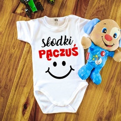 Body krótki rękaw słodki pączuś moocha czarny