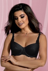 Vb-1105 biustonosz push up vena czarny