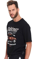 9954 piżama męska krótki rękaw doctor nap - black