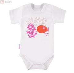 Body krótki rękaw coral reef ewa klucze - białe 