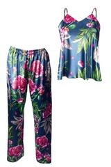 Dk-ki flowers komplet damski piżama dkaren - 6 ecru