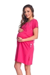 9992 koszula nocna do karmienia doctor nap - hot pink