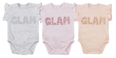 Body niemowlęce krótki rękaw glam lato koala- j.róż