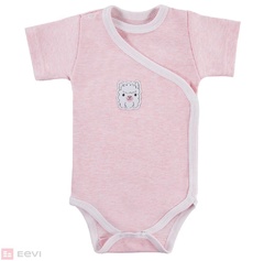 Body regulowane krótki rękaw baby love ewa klucze- róż