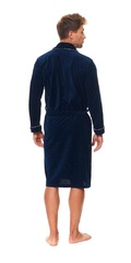 6063 szlafrok męski doctor nap - navy blue