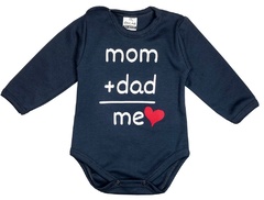 551219147 body z długim rękawem mom + dad = me oscar kids