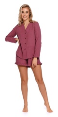 9905 + 4137 zestaw piżama damska doctor nap - blueberry